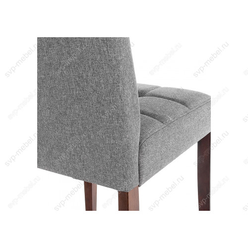 Стул деревянный Madina dark walnut / fabric grey