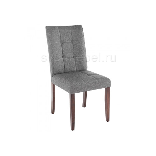 Стул деревянный Madina dark walnut / fabric grey