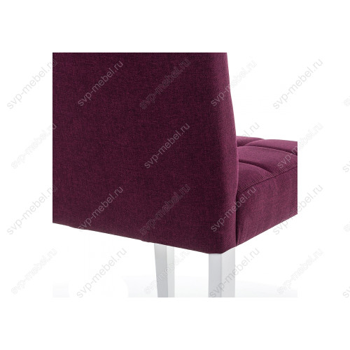 Стул деревянный Madina white / fabric purple
