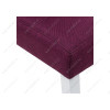 Стул деревянный Madina white / fabric purple