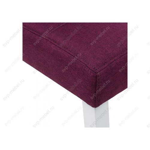 Стул деревянный Madina white / fabric purple