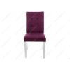 Стул деревянный Madina white / fabric purple