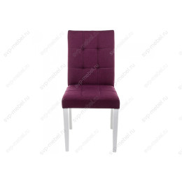 Стул деревянный Madina white / fabric purple