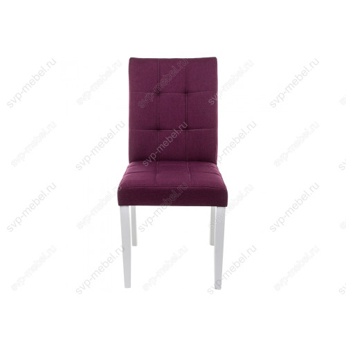 Стул деревянный Madina white / fabric purple