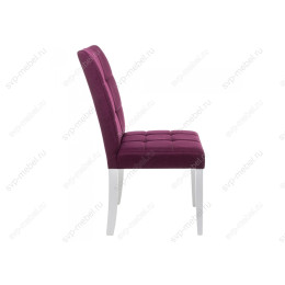 Стул деревянный Madina white / fabric purple