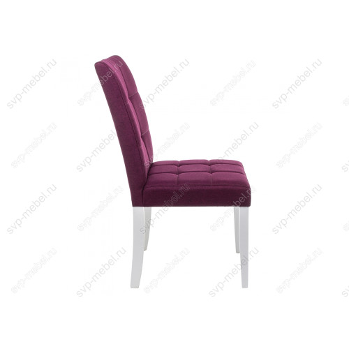 Стул деревянный Madina white / fabric purple