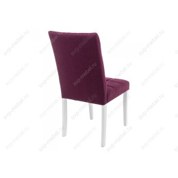 Стул деревянный Madina white / fabric purple