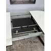 Стол обеденный DO1200, черный/керамика TOP ALPINE WHITE арт.170118