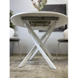 Стол обеденный R1000, белый/керамика TOP ALPINE WHITE арт.170118