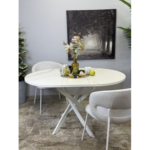 Стол обеденный R1000, белый/керамика TOP ALPINE WHITE арт.170118