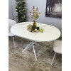 Стол обеденный R1000, белый/керамика TOP ALPINE WHITE арт.170118