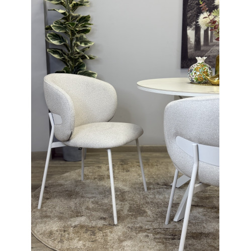 Стол обеденный R1000, белый/керамика TOP ALPINE WHITE арт.170118