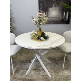 Стол обеденный R1000, белый/керамика TOP ALPINE WHITE арт.170118