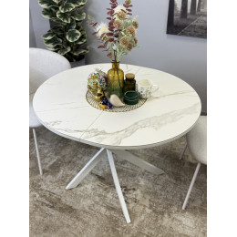 Стол обеденный R1000, белый/керамика TOP ALPINE WHITE арт.170118