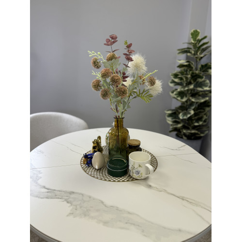 Стол обеденный R1000, белый/керамика TOP ALPINE WHITE арт.170118