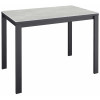 Стол обеденный LK900 черный/керамика CARMEN LIGHT GRAY