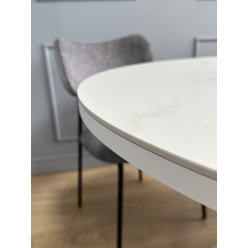Стол обеденный DO1300, белый/керамика TOP ALPINE WHITE арт.170118
