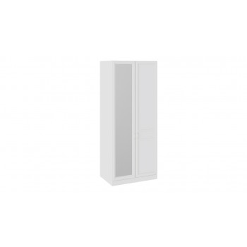 Шкаф для одежды с 1 глухой и 1 зеркальной дверью правый «Франческа» - СМ-312.07.005R