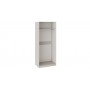 Шкаф для одежды с 1 глухой и 1 зеркальной дверью левый с опорой «Сабрина» - СМ-307.07.021-01L