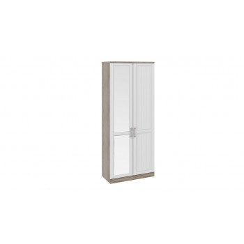 Шкаф для одежды с 1-ой глухой и 1-ой зеркальной дверями «Прованс» - СМ-223.07.025L