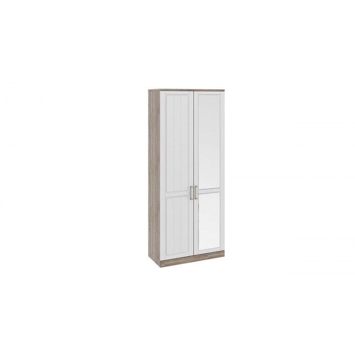 Шкаф для одежды с 1-ой глухой и 1-ой зеркальной дверями «Прованс» - СМ-223.07.025R