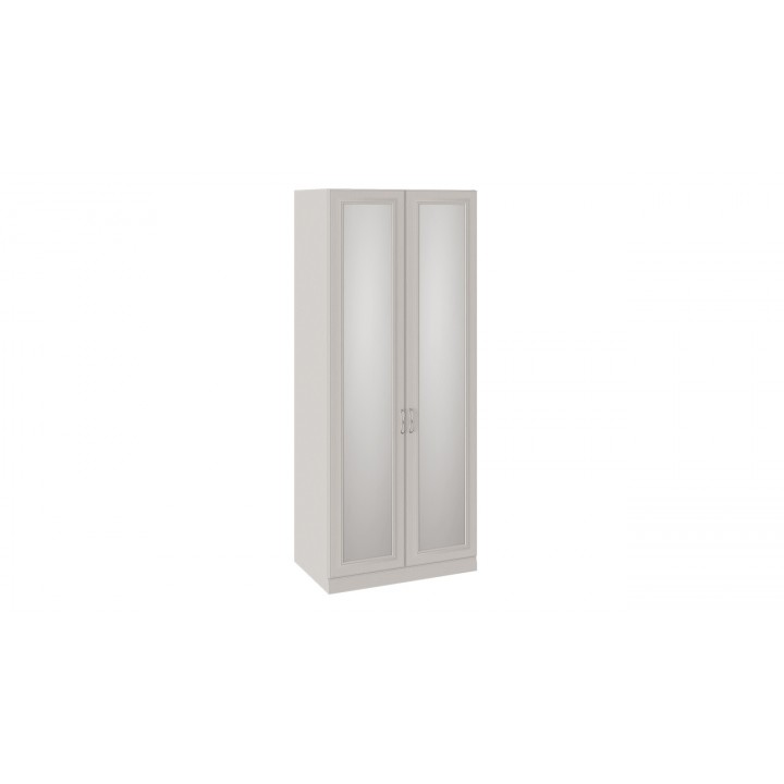 Шкаф для одежды с 2 зеркальными дверями с опорой «Сабрина» - СМ-307.07.022-01