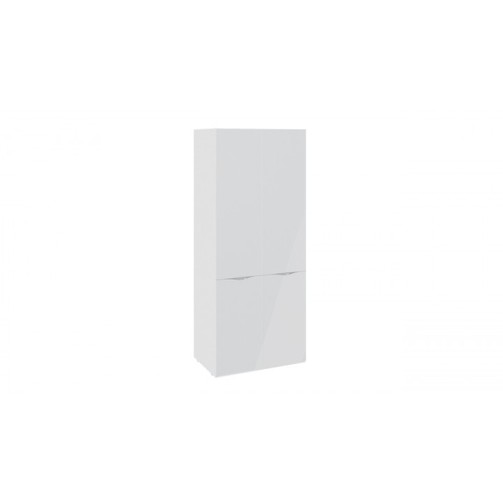 Шкаф для одежды с 2 дверями со стеклом «Глосс» - СМ-319.07.211