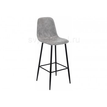 Барный стул Drop black / grey