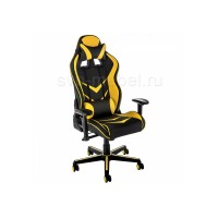 Компьютерное кресло Racer черное / желтое