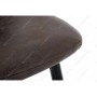 Барный стул Drop black / dark brown