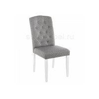 Стул деревянный Menson white / fabric pebble