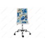 Компьютерное кресло Mis white / flowers fabric