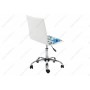 Компьютерное кресло Mis white / flowers fabric