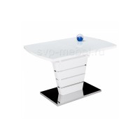 Стол стеклянный Space 140 белый