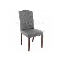 Стул деревянный dark walnut / fabric grey