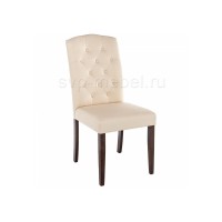 Стул деревянный Menson dark walnut / fabric cream