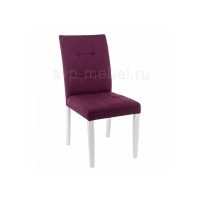Стул деревянный Madina white / fabric purple