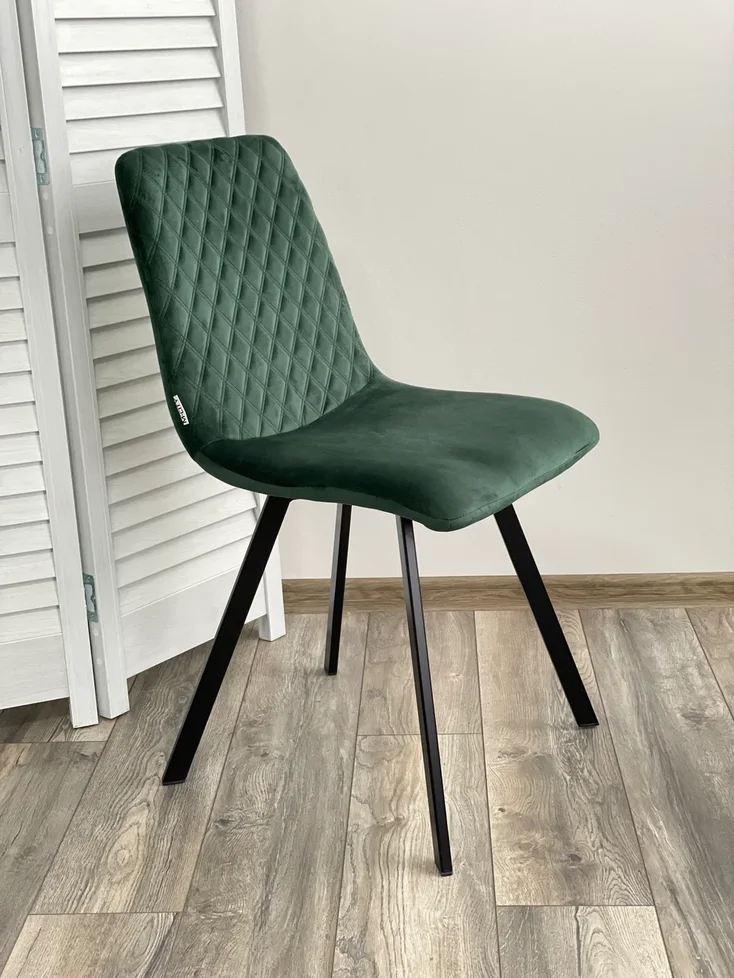 Стул DAIQUIRI BLUVEL-78 GREEN, велюр М-City